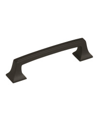 Mulholland 3-3/4 in (96 mm) Center-to-Center Black Bronze Cabinet Pull