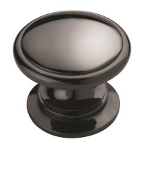 Allison Value 1-1/4 in (32 mm) Diameter Black Nickel Cabinet Knob