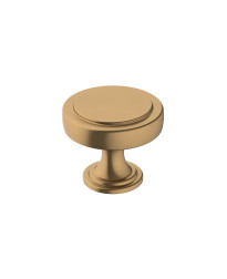 Exceed 1-1/2 in (38 mm) Diameter Champagne Bronze Cabinet Knob