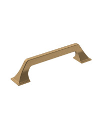 Exceed 5-1/16 in (128 mm) Center-to-Center Champagne Bronze Cabinet Pull