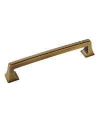 Mulholland 6-5/16 in (160 mm) Center-to-Center Gilded Bronze Cabinet Pull