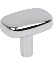 Loxley 1-1/2" Rectangle Knob in Polished Chrome