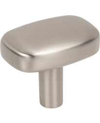 Loxley 1-1/2" Rectangle Knob in Satin Nickel