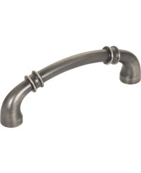 Marie 96 mm Bar Pull in Brushed Pewter