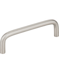 Torino 3 3/4" Centers Steel Wire Pull in Stainless Steel