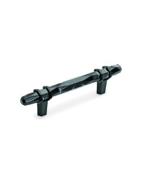 Carrione 3-3/4 in (96 mm) Center-to-Center Marble Black/Black Bronze Cabinet Pull