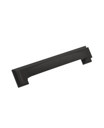 Appoint 5-1/16 in & 6-5/16 in (128 mm & 160 mm) Center-to-Center Matte Black Cabinet Cup Pull