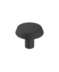 Premise 1-1/4 in (32 mm) Diameter Matte Black Cabinet Knob