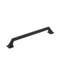 Exceed 8-13/16 in (224 mm) Center-to-Center Matte Black Cabinet Pull
