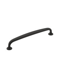 Renown 6-5/16 in (160 mm) Center-to-Center Matte Black Cabinet Pull