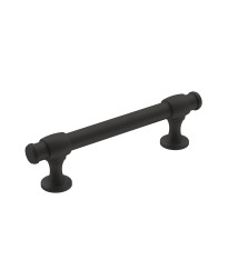 Winsome 3-3/4 in (96 mm) Center-to-Center Matte Black Cabinet Pull