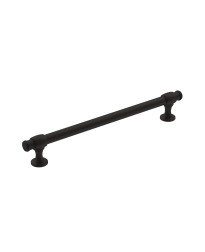 Winsome 7-9/16 in (192 mm) Center-to-Center Matte Black Cabinet Pull