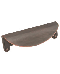 Inspirations 3 in (76 mm) Center-to-Center Oil-Rubbed Bronze Cabinet Cup Pull