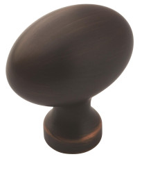 Vaile 1-3/8 in (35 mm) Length Oil-Rubbed Bronze Cabinet Knob - 10 Pack