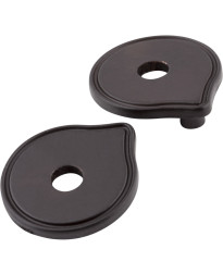 Escutcheons 3" to 3 3/4" Transitional Adaptor Backplates in Brushed Oil Rubbed Bronze