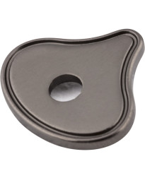 Escutcheons 3" to 3 3/4" Transitional Adaptor Backplates in Brushed Pewter