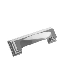 Appoint 3 in & 3-3/4 in (76mm & 96 mm) Center-to-Center Polished Chrome Cabinet Cup Pull