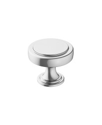 Exceed 1-1/2 in (38 mm) Diameter Polished Chrome Cabinet Knob