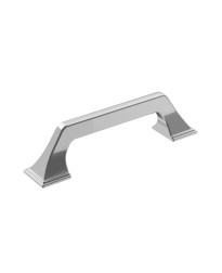 Exceed 3-3/4 in (96 mm) Center-to-Center Polished Chrome Cabinet Pull
