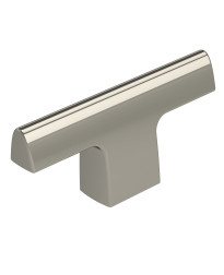Riva 2-1/2 in (64 mm) Length Polished Nickel Cabinet Knob