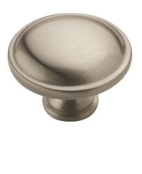 Allison Value 1-1/4 in (32 mm) Diameter Satin Nickel Cabinet Knob