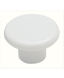 Allison Value 1-1/4 in (32 mm) Diameter White Cabinet Knob