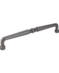 Madison 12" Centers Turned Appliance Pull in Gun Metal