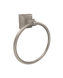 Markham 6-7/8 in (175 mm) Length Towel Ring in Brushed Nickel